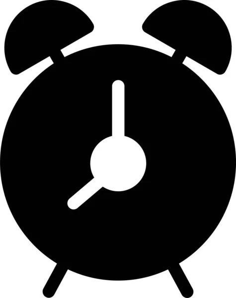 Alarm Alert Clock Icon Education School Learning Category — Stock Vector