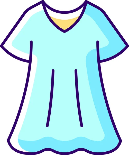 Pyjama Slaapkleding Icoon — Stockvector