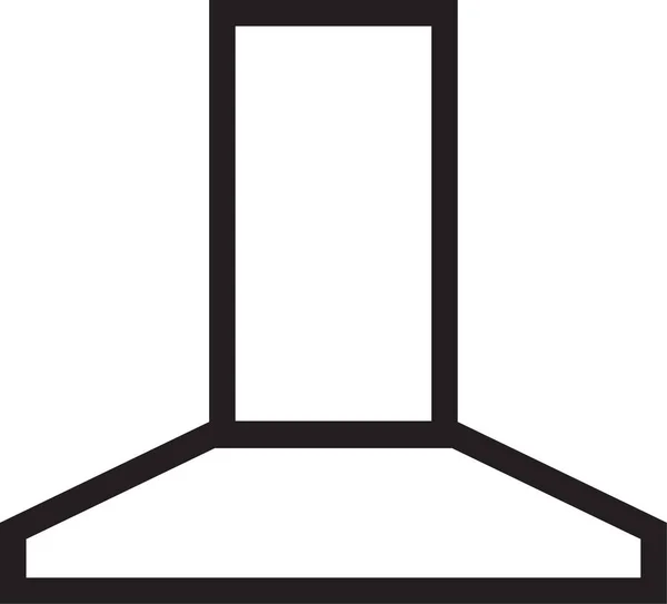 Icona Scarico Dell Elettrodomestico Stile Contorno — Vettoriale Stock