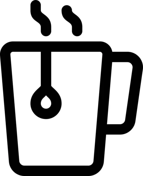 Meşrubat Kahve Ikonu — Stok Vektör