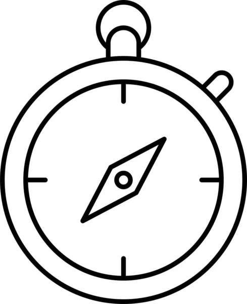 Navigationssymbol Richtung Kompass — Stockvektor