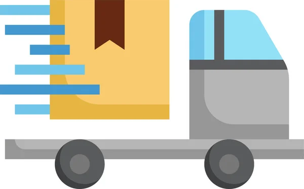 Chaîne Approvisionnement Icône Logistique — Image vectorielle