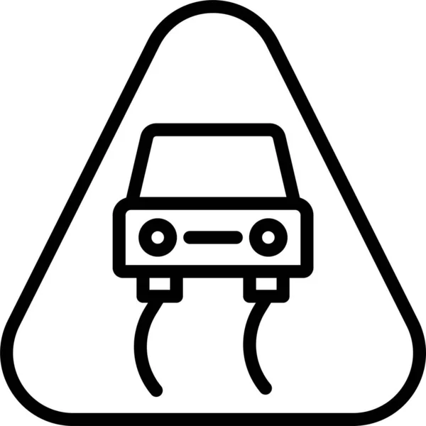 Значок Автомобіля Знак Транспортного Засобу — стоковий вектор