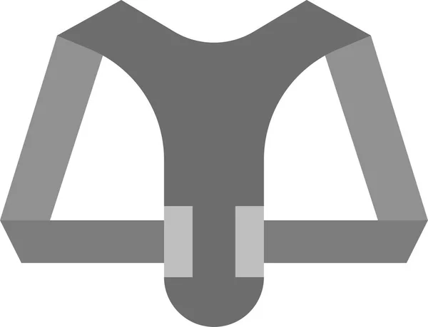 Rückenstütze Belt2 Symbol — Stockvektor