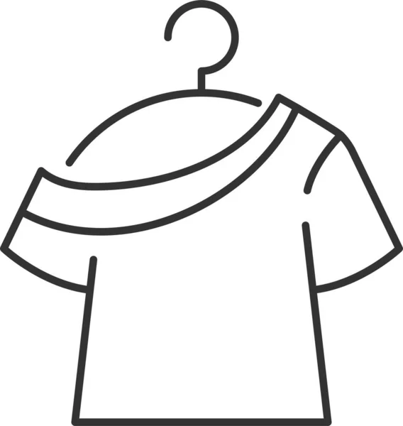 Ícone Confortável Camisa Sleepwear —  Vetores de Stock