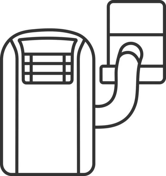 Icono Del Acondicionador Aire Electrodomésticos Icono Refrigeración Interior — Archivo Imágenes Vectoriales