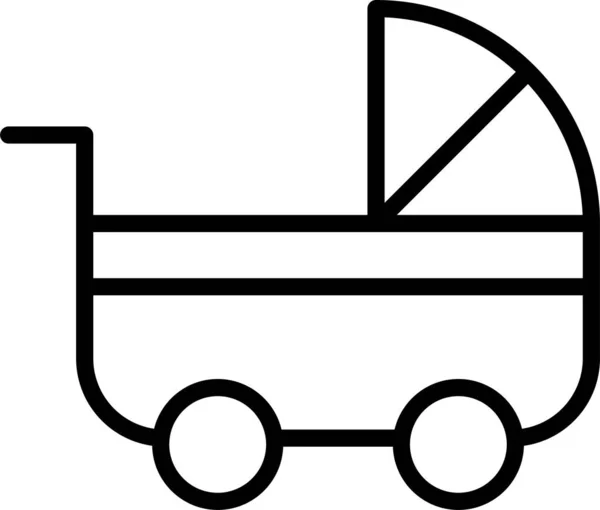 Buggy Parenthood Pram Icon — 图库矢量图片