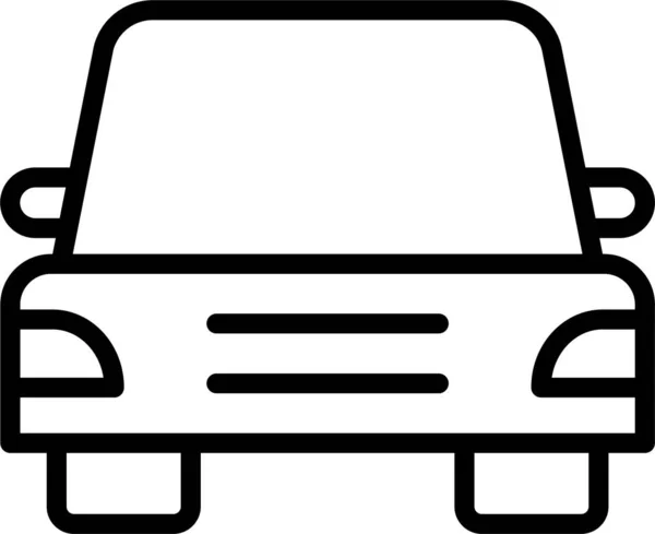 Coche Vehículo Automóvil Icono — Vector de stock