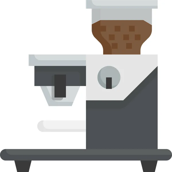 Máquina Molinillo Café Icono — Vector de stock