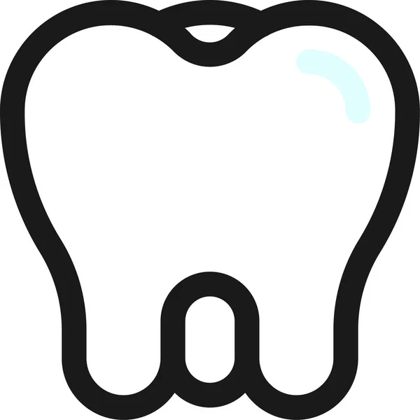 牙齿及牙齿图标 — 图库矢量图片