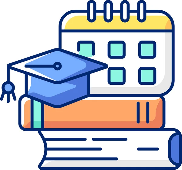 Formación Educación Aprendizaje Icono — Vector de stock