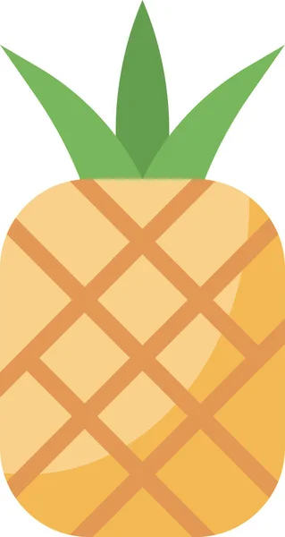 Voedsel Fruit Gezond Pictogram Platte Stijl — Stockvector