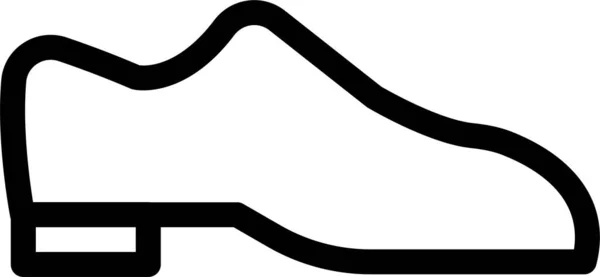 Иконка Обуви Стиле Outline — стоковый вектор