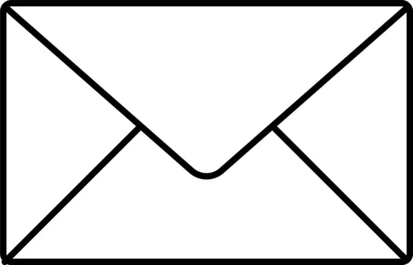 Envelope Ícone Mail Caixa Entrada Categoria Gestão Negócios — Vetor de Stock