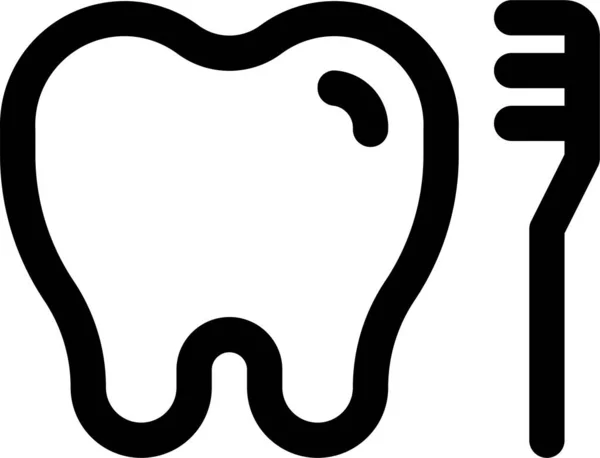 Saúde Dentária Ícone Boca —  Vetores de Stock