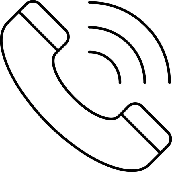 Telefon Desteği Simgesi — Stok Vektör