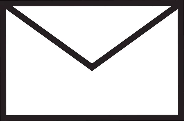 Email Envelope Letter Icon Outline Style — Stock Vector