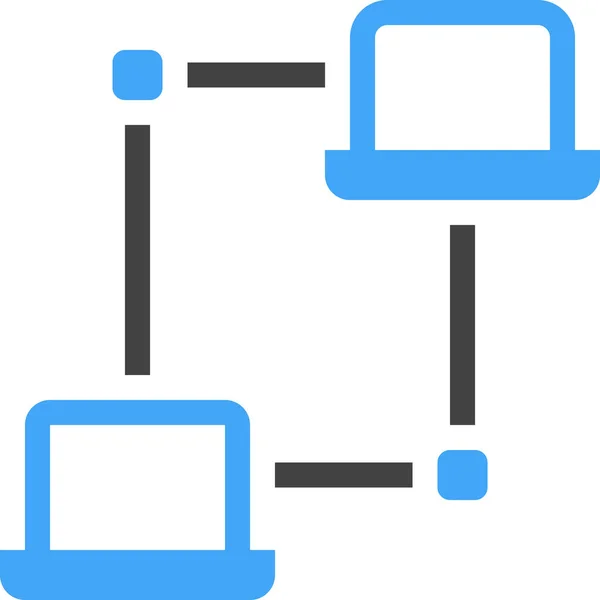 Database Server Network Icon — Stock Vector