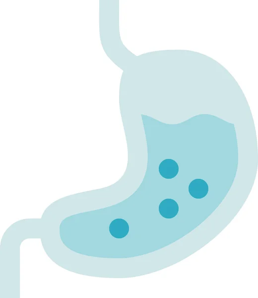 Digestion Gastroenterology Organ Anatomy Icon — Stock Vector