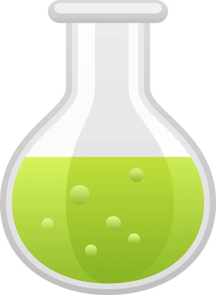 Ikona Eksperymentu Chemicznego Zlewki Kategorii Edukacja Nauka — Wektor stockowy