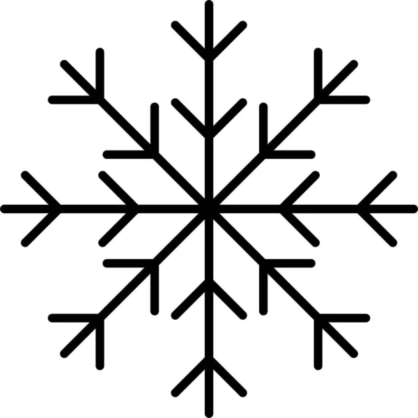 Snow Flake Ice Icon — Stock vektor