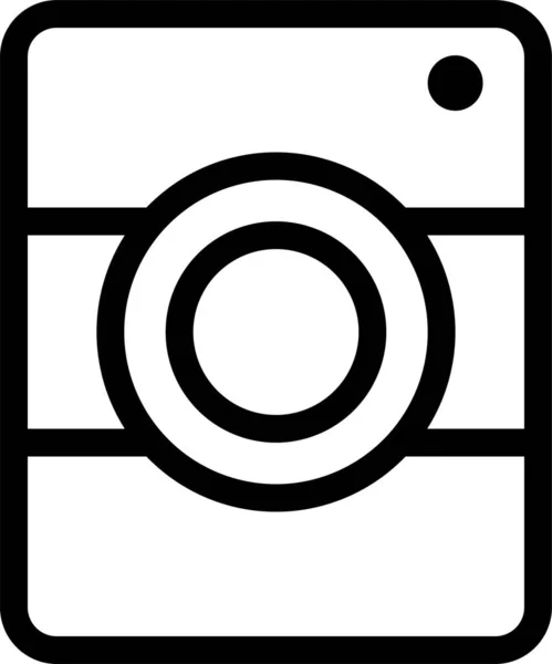 Значок Захоплення Відеокамери Стилі Контурів — стоковий вектор