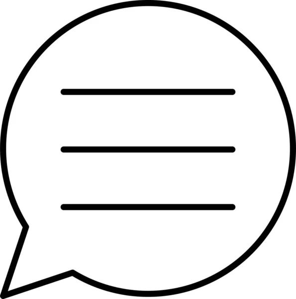 Εικονίδιο Μήνυμα Κειμένου Φούσκα — Διανυσματικό Αρχείο