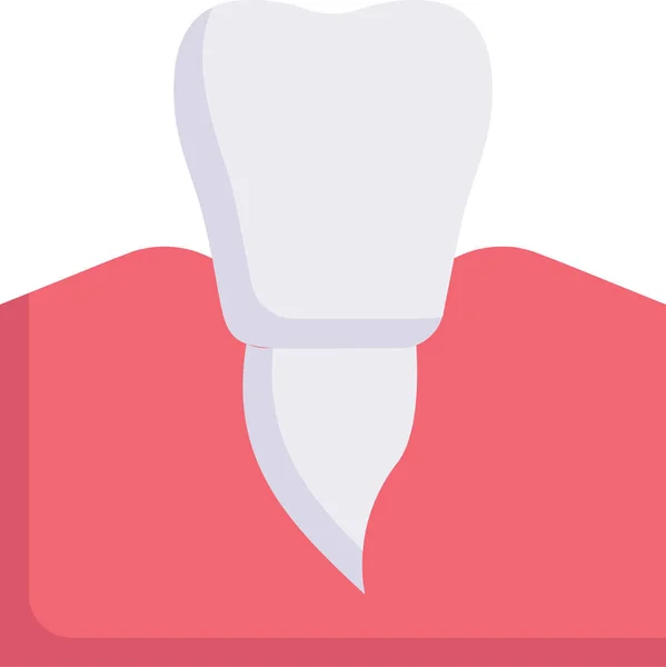 Dental Care Dentist Gum Icon — Stock Vector
