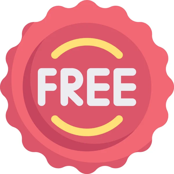 Discount Free Promotion Icon — 图库矢量图片