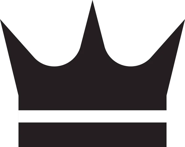 Crown Müzik Çalıcı Simgesi — Stok Vektör