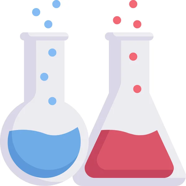 Chemie Bildung Wissen Ikone — Stockvektor