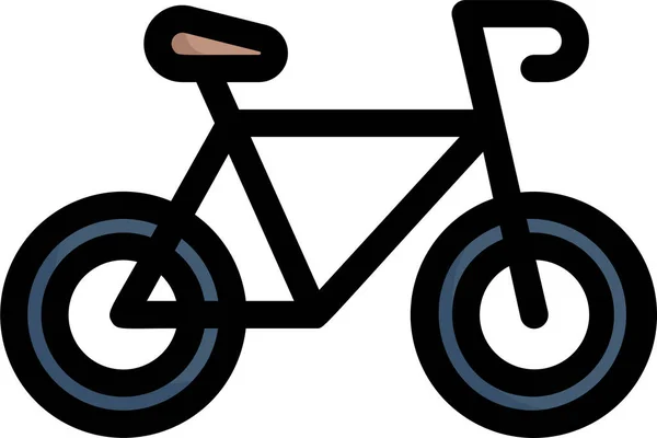 Icono Bicicleta Automoción Categoría Vehículos Modos Transporte — Archivo Imágenes Vectoriales