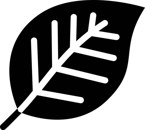 Икона Природы Эко Листа Весенней Категории — стоковый вектор