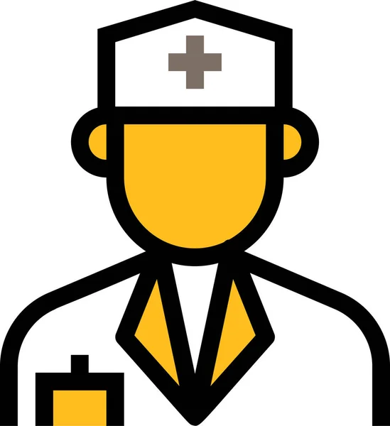 Икона Медицинской Больницы Онлайн Стиле Заполненного Плана — стоковый вектор