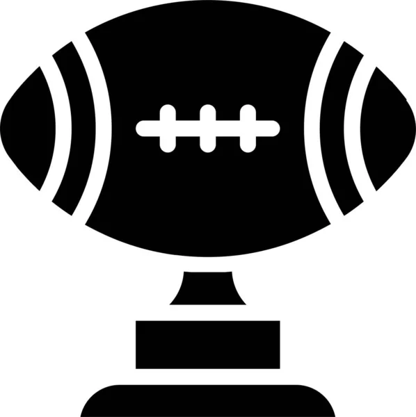Icône Football Champion Américain Dans Catégorie Football Football — Image vectorielle