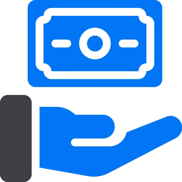 Método Pago Icono Financiero — Vector de stock