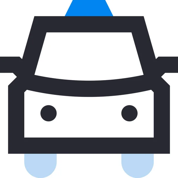 Public Transportation Transport Taxi Icon — 图库矢量图片