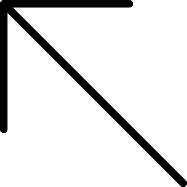 Піктограма Напрямку Стрілок Стилі Контурів — стоковий вектор