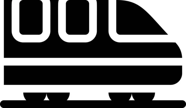 Automobil Maschine Eisenbahn Symbol Fahrzeuge Modi Transport Kategorie — Stockvektor