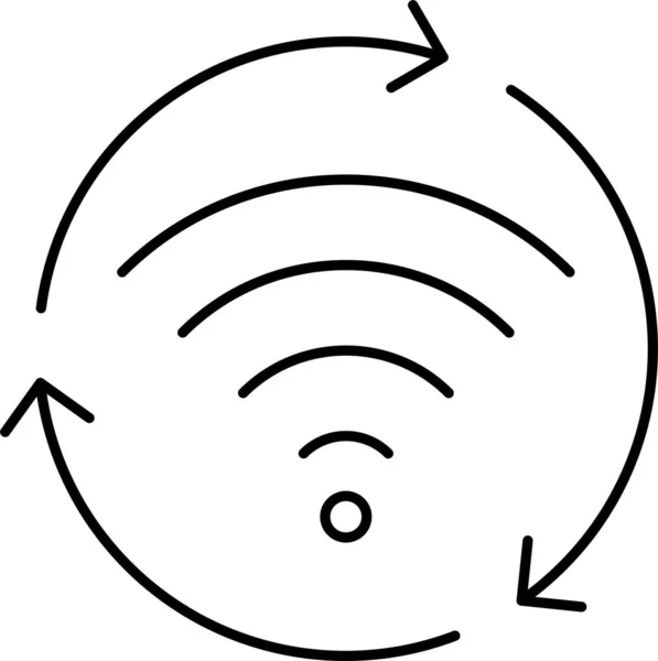 Signal Wifi Icône Rss — Image vectorielle