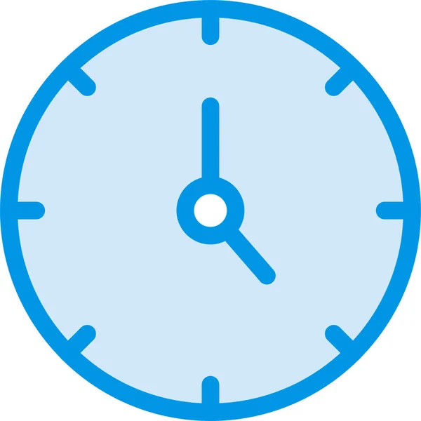 以填充轮廓样式显示的闹钟定时器图标 — 图库矢量图片