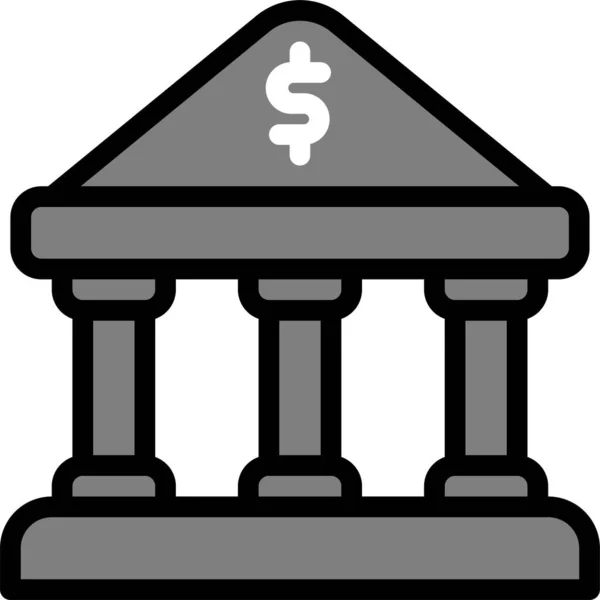 Icono Bancario Contable Categoría Gestión Empresarial — Archivo Imágenes Vectoriales