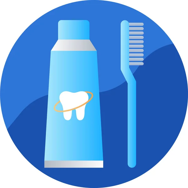 Cuidados Ícone Dentista Limpo Categoria Hospitais Cuidados Saúde —  Vetores de Stock