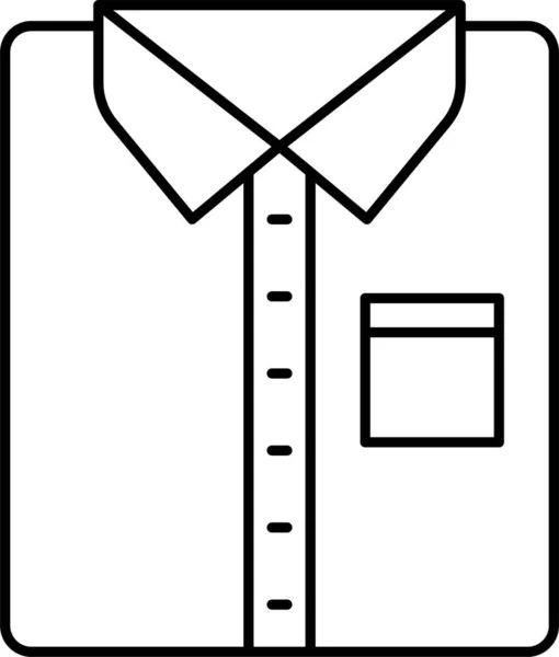 Shirt Cloth Wear Icon — 图库矢量图片