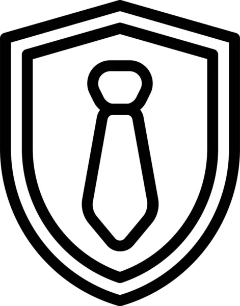 Εταιρικό Ασφαλιστικό Σύμβολο Ασφαλιστικού Υπαλλήλου — Διανυσματικό Αρχείο
