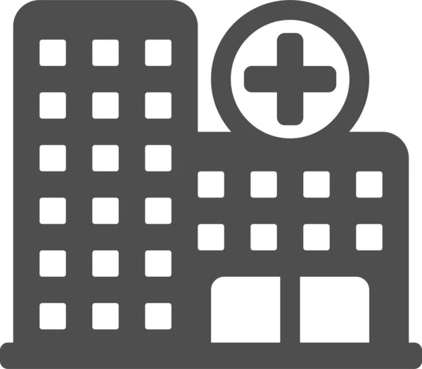 Building Clinic Hospital Icon — Stock Vector