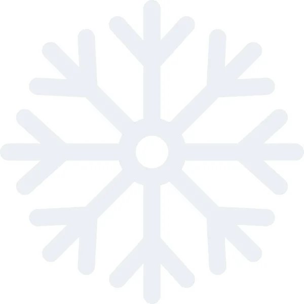 Νιφάδες Χιονιού Εικονίδιο Χιονιού Επίπεδο Στυλ — Διανυσματικό Αρχείο