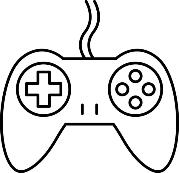 Spelconsole Controle Pictogram — Stockvector