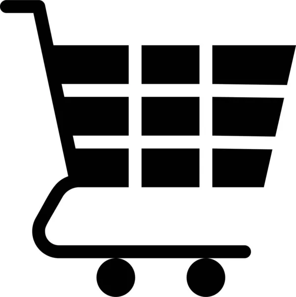 Shopping Cart Online Shopping Trolley Icon — Stock Vector