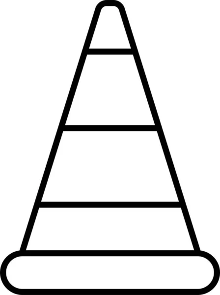 锥形块符号图标 — 图库矢量图片
